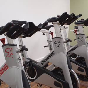 Exercise bikes at Summit centre gym
